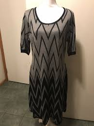 Dress Barn 1x Chevron Print Sweater Dress Dressbarn Sweaterdress Printed Sweater Dress Sweater Dress Dress Barn Dresses