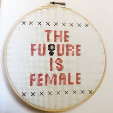14 count, 30.30w x 29.75h cm 16 count, 26.51w x 26.03h… Moda Sold Out Subversive Cross Stitch Feminist Icons Calendar