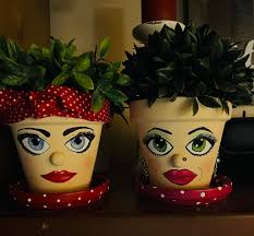 Decorative Flower Pots Craft Project Using Various Materials