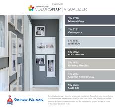 Sw 2827 colonial revival stone interior/exterior color collection: Sherwin Williams Slate Blue Novocom Top