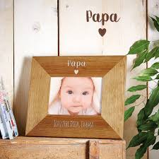 Gestalten sie die karte bilderrahmen einfach per mausklick. Personalisierter Bilderrahmen Papa Mit Herz Edel Graviert