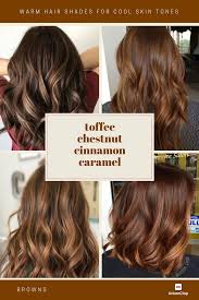 Whether your brown hair color is natural or comes from a box, there are lots of things that you can do to make the most of it, such as. How To Choose The Best Hair Colour From Hair Colour Charts Skin Tone Hair Color Brown Hair Color Shades Warm Hair