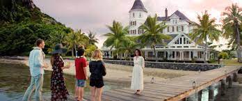 Roarke (michael pena) makes the secret dreams of his lucky guests (maggie q, ryan hansen, jimmy o. Movie Review Blumhouse Finds The Dark Side Of Fantasy Island Movie Nation