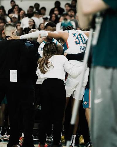 Olivier Sarr04/15/24

Life’s unfair at times but I believe everything happens for a reason. 

This day has been an emotional roller coaster. Won the Gleague finals, ruptured my Achilles and finally lose a soldier: my grandfather. 

I want to thank everybody that reached out in support, I truly appreciate the amount of love and encouragement that I received. 

This journey is going to be hard but I know myself and I know I have the best people in my corner to support me through it all. 

Amoul Ragal, Ci Kaw Ci Kanam