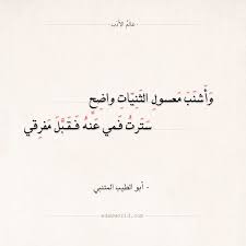 شعر المتنبي وأشنب معسول الثنيات واضح عالم الأدب Poet Quotes Quotes Math