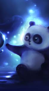 Fantasy Wallpapers Fantasy Panda Painting Art Free Computer Desktop Hd Wallpaper Http Www Fabuloussavers Co Cute Panda Wallpaper Panda Art Panda Wallpapers