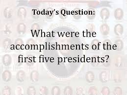 Warm Up How Many Presidents Can You Name Fill Out The
