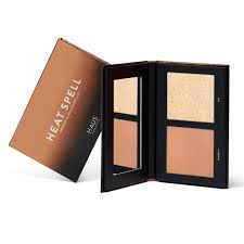 This is the main difference between bronzer and haylaytela from lambre. Amazon Com Haus Laboratories By Lady Gaga Heat Spell Bronzer Highlighter Duo Savannah Sun Premium Beauty
