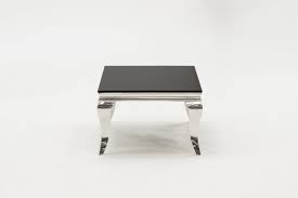 4.7 out of 5 stars. Louis Rectangular Stainless Steel Black Glass Coffee Table Fads