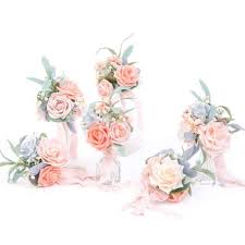 Details score 20% off for aarp members throughout the site when you use this 1800 flowers coupon at checkout. Ling S Moment Sping Summer Wedding Flowers Set Of 6 Pre Made Small Floral Wedding Centerpieces Mini Flower Bouquets Romantic Pastel