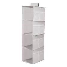 Unfortunately, the size and weight of the cubbies was too much for me to just hold it against the wall while i attached it. Hanging Closet Organizer Washable Hanging Shelves Foldable Hanging Closet Cubby For Clothes Storage Walmart Com Walmart Com