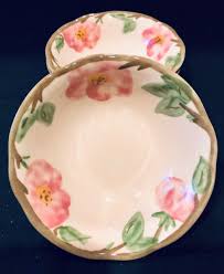 Franciscan Earthenware DESERT ROSE Fruit Berry Sherbert Bowls 6”