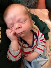 So grateful for the gift of Patrick Gerard Higgins and the fact that we've  been given three extra weeks with him! (He was born at 37 weeks) 💙. There  are no words