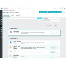 products size chart guide module