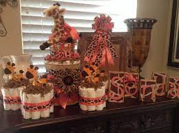 Baby Shower Giraffe Theme Diaper Cakes Corsage For Mother To Be Wooden Name Blocks F Baby Shower Giraffe Trendy Baby Shower Themes Giraffe Baby Shower Theme