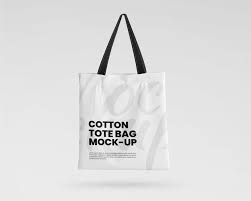 Download Premium Psd Mockup Of Street City Top View Tote Fabric Linen Eco Bag In Outdoor Summer Scene