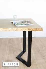 Pied En Acier Le Malicieux Table En Acier Pieds De Table Table A Manger Fer Et Bois