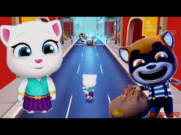 Talking Neon Angela's Glowing Gold Run!