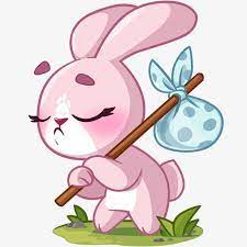 ارنب للتلوين رسومات أرانب للتلوين لتنمية مهارات طفلك بفبوف telegram stickers stickers bunny