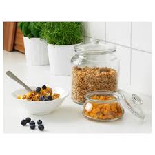 Thoughtfully made with a lot of attention to detail, it boasts a discreet design and elaborately engraved lettering. Vardagen Jar With Lid Clear Glass Height 7 Diameter 5 Ikea