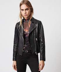 Womens Dalby Leather Biker Jacket Black In 2020 Jacket Outfit Women Leather Jackets Women Leather Jacket