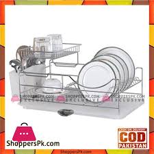 Buy Sakura Plate Rack Aluminium Ta6153a At Best Price In Pakistan Plate Racks Stylish Kitchen Sink Dish Rack
