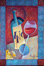 Divine wine Painting by Martin Cambriglia | Saatchi Art