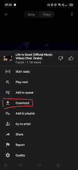Question Can T I Download Songs From Youtube Music Vanced Because When I Click This Button Nothing Happens Vanced