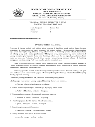 Kunci jawaban bahasa bali kelas 5 semester 1. Dokumen Tips Soal Uts Bahasa Bali Kelas V