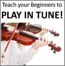 Orchestra Classroom Ideas Do You Wish Your Beginners Would Play Better In Tune Violin Teaching Beginner Violin Songs Violin Lessons