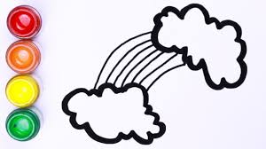 Cara Menggambar Cloud Mewarnai Dan Menggambar Untuk Anak Anak Cara Menggambar Gambar Warna
