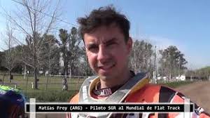 Matias Frey de Argentina al Mundial de Flat Track 2020
