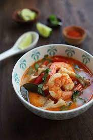 Spicy Food Tom Yum Soup Recipe Asian Recipes Cooking Recipes