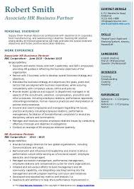 These roles can often be a key step on the path to becoming a finance director down the line. Hr Business Partner Resume Samples Qwikresume