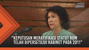 Malaysia terima statut rom icc. Ucapan Penuh Bekas Ahli Diplomat Negara Datuk Noor Farida Ariffin Di Forum Malaysia Statut Rom Di Youtube