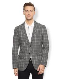 Here's what men need to know about wearing formal wear. Van Heusen Sport Blazers And Coats Buy Van Heusen Sport Grey Checked Blazer Online Nykaa Fashion