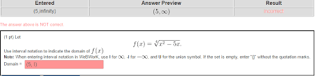 Solved Use Interval Notation To Indicate The Domain Of F Chegg Com