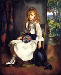 Anne In White 1920 George Bellows Oil Painting Ashcan School Portrait Art Artist
