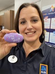 Found these beautiful "rocks" when I got to work this morning at Forbes  Candies! Sure did brighten my day! Thank you!!! ❤️ Returning for someone  else to find... 😁