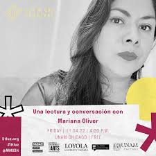 Una lectura y conversación con Mariana Oliver — Lit & Luz