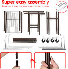 Shop our vast selection of products and best online deals. Buy Simple Trending Double Rail Clothing Garment Rack Heavy Duty Commercial Grade Rolling Clothes Organizer With Wheels And Bottom Shelves Holds Up To 250 Lbs Bronze And Chrome Online In Vietnam B08kxy7phl