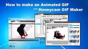 تحميل برنامج صانع الافلام المتحركة honeycam gif maker للكمبيوتر how to make animations animated gif video maker