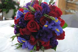 Iris flowers flowers nature real flowers purple flowers planting flowers beautiful flowers pictures flower pictures amazing flowers cactus flower. Red Roses Purple Lisianthus Blue Violet Yellow Iris Green Foliage Wedding Bouquet Red Bouquet Wedding Diy Wedding Bouquet Red Rose Bouquet