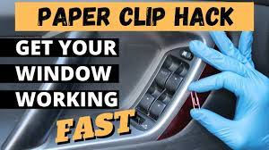 Maybe you would like to learn more about one of these? How To Fix A Stuck Car Window Window Wont Go Up Paper Clip Hack Youtube