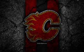 The official facebook page of the calgary flames! 4k Calgary Flames Logo Hockey Club Nhl Black Stone Kaizer Chiefs 3840x2400 Wallpaper Teahub Io