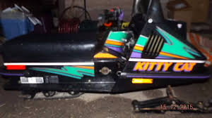 Kitty cats looking for a new home. Kitty Cat Snowmobile 60cc Collector R L Sales Just In Time For Christmas Kitty Cat Snowmobiles For The Kids K Bid