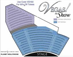 Vegas The Show Saxe Theater Seating Chart Best Picture Of