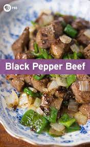 Black Pepper Beef Recipe Fresh Tastes Blog Pbs Food Peppered Beef Recipe Beef Steak Recipes Diced Beef Recipes