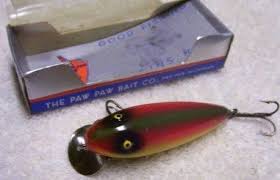 Vintage Paw Paw Fishing Lures Collectible Antique Bait