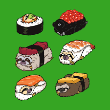 About us culture blog careers. Sushi Sloths Huebucket S Artist Shop In 2021 Sloth Cute Png Anime Animals